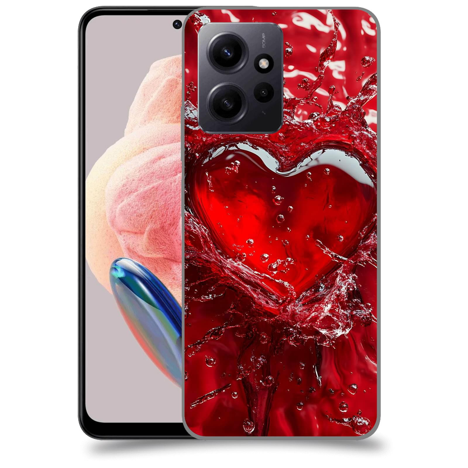 ACOVER Kryt na mobil Xiaomi Redmi Note 12 4G - Love I