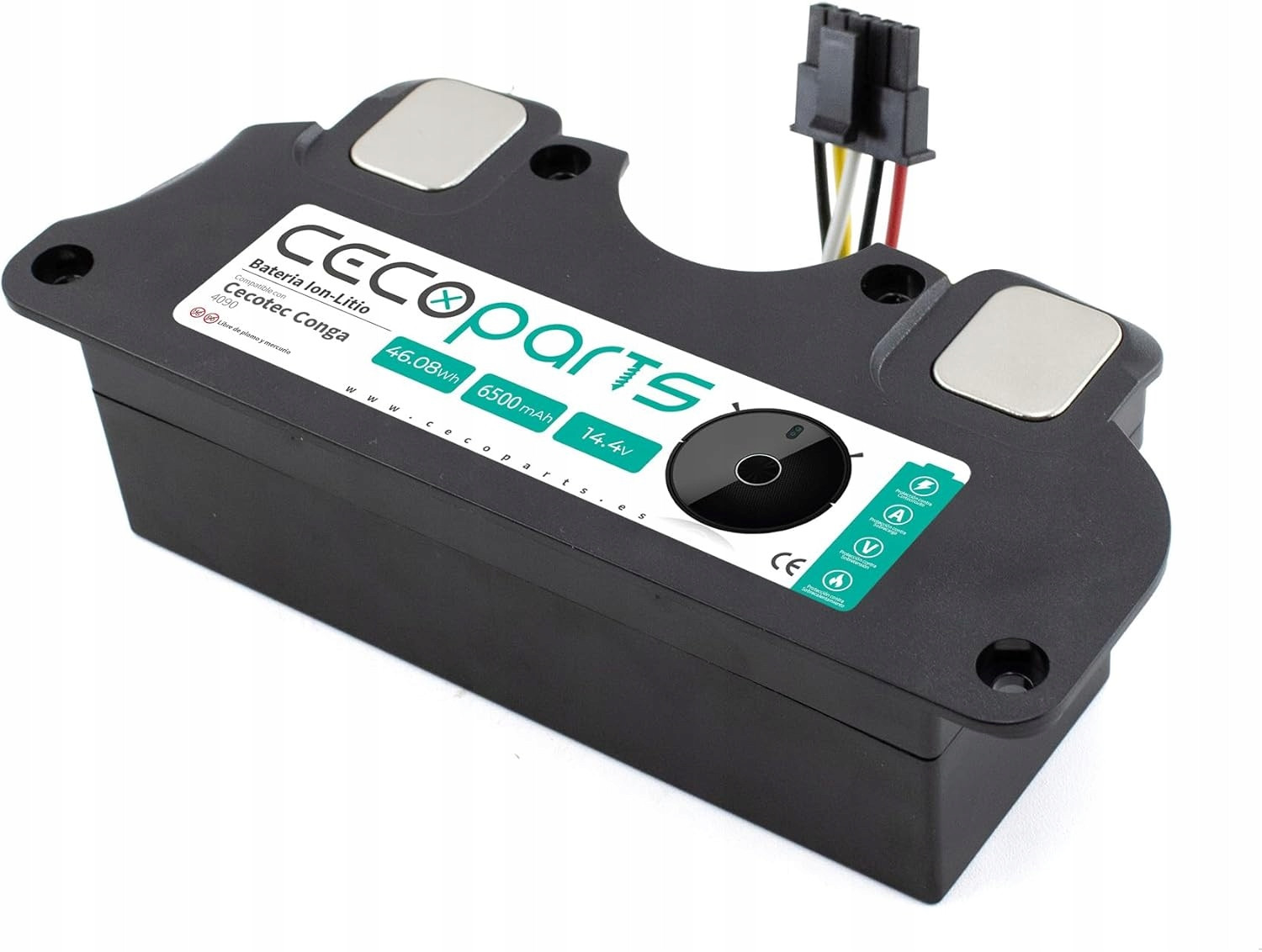 Akumulátor 6500 mAh 46,08 Wh 14,8 V pro Cecotec Conga 4090 4490 4690