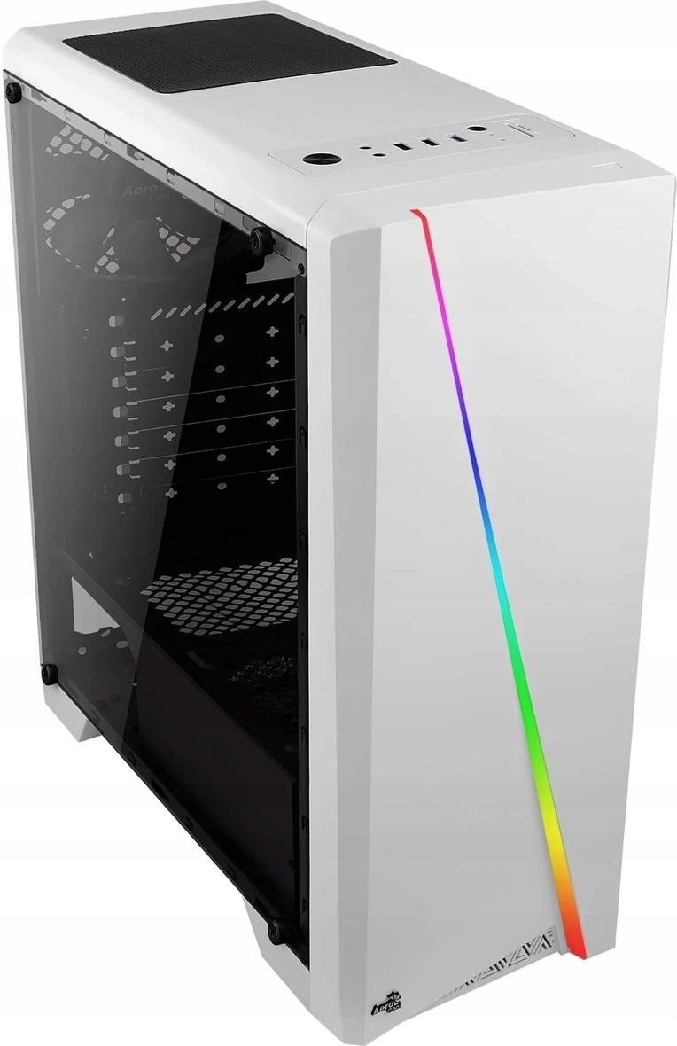Počítačová skříň Midi Tower AeroCool Pgs Cylon Rgb White