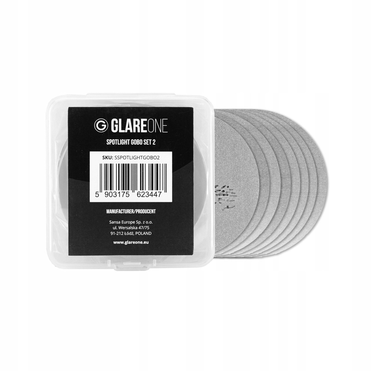 GlareOne Spotlight Gobo Set 2 sada masek