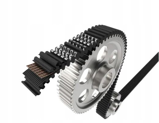 6205-348 Oboustranně ozubený řemen nožů Wolf 1760 mm Toro 220 zubů Bando