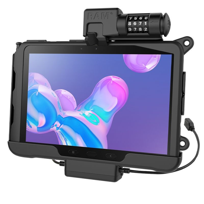 Ram Mount Combo-Locking Power Data Dock pro Samsung Tab Active Pro a Tab