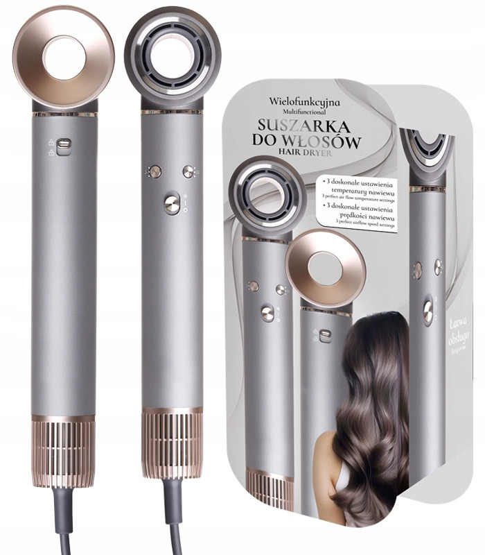 Vysoušeč Kartáč Na Vlasy 5v1 Ionizace Pro Sušení Vyhlazujících Kadeří