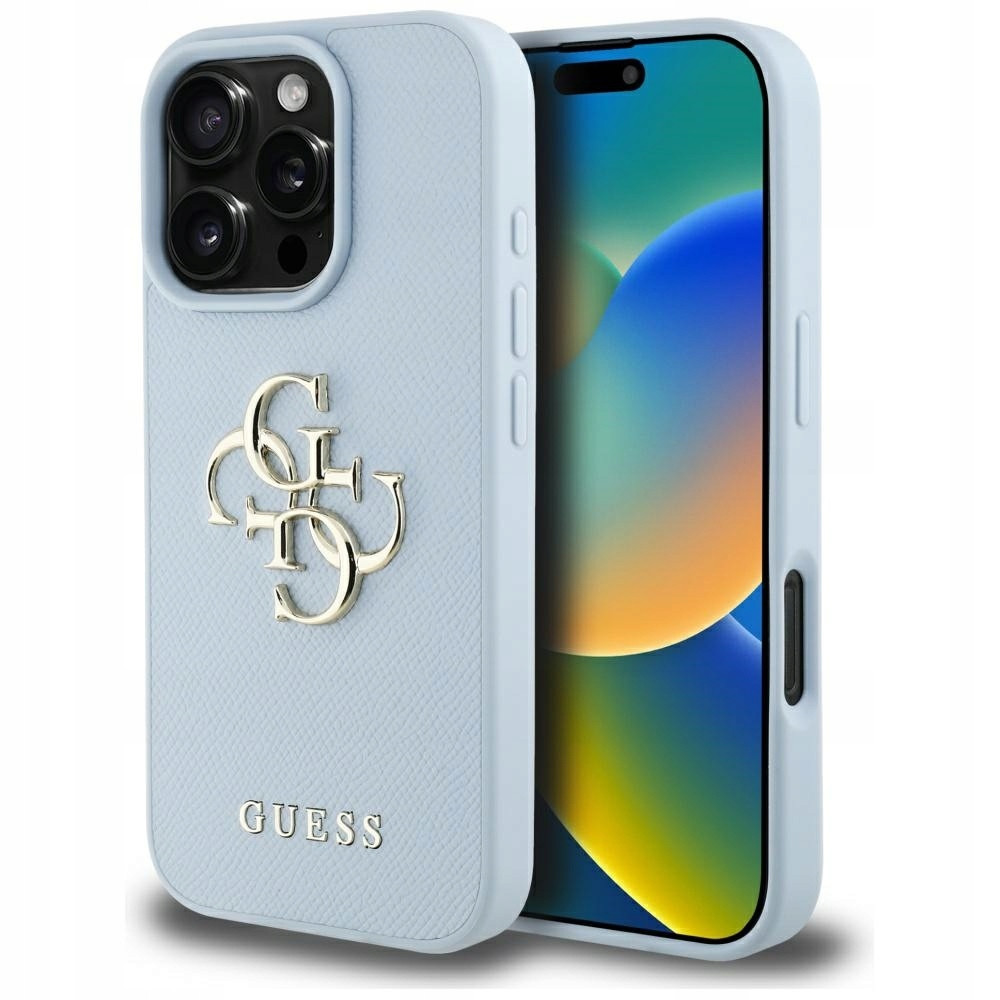 Pouzdro Guess Big 4G Logo Small Classic Logo Case pro iPhone 16 Pro no