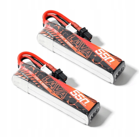 Lipol Hv BetaFPV Lava 3S 11.4V 550mAh 75C Hv (2 kusy)