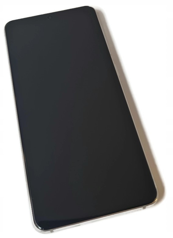 Org LCD displej originál s rámečkem pro Samsung Galaxy S21 5G SM-G991 bílý