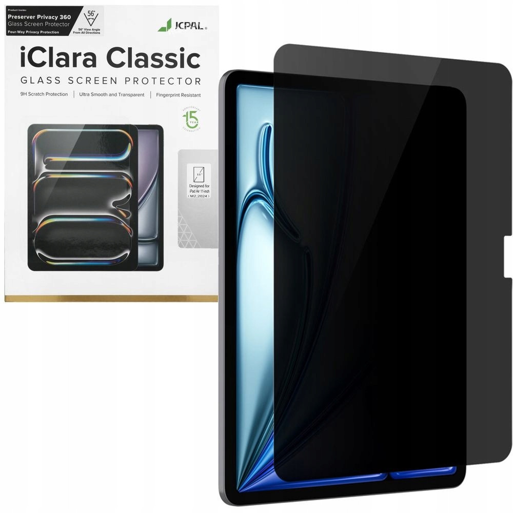 Jcpal Preserver Tvrzené Sklo Privatizační pro iPad Air 11 M2 2024 6gen