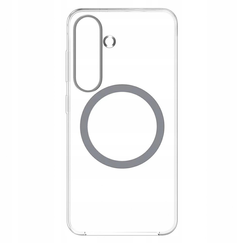 Pouzdro Samsung Clear Magnet pro Galaxy S25 průhledný