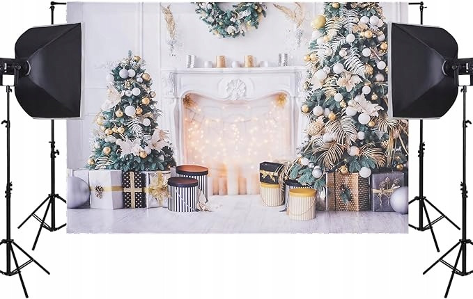 Vánoční Fotografické Pozadí Svátky Vánoce Vánoční stromeček Zimní Stěna