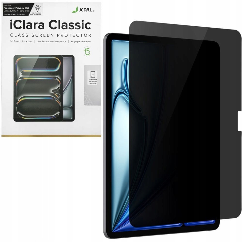 Jcpal Preserver Tvrzené Sklo Privatizační pro iPad Air 13 M2 2024 6gen