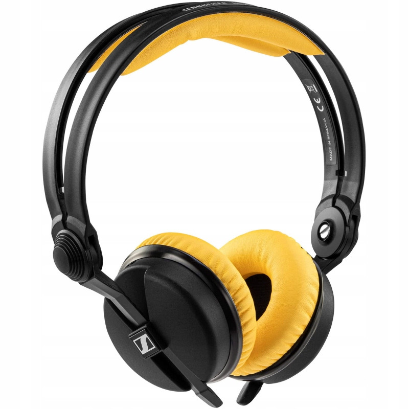 Zomo vyměnitelné kožené houbičky Pu Yellow pro sluchátka Sennheiser Hd 25
