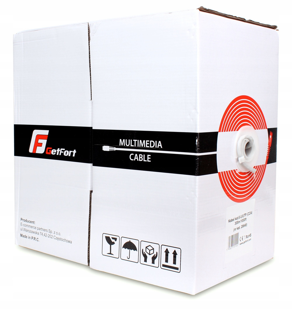 Kabel Šroubovák Getfort CAT.6 U/utp Cca 305m