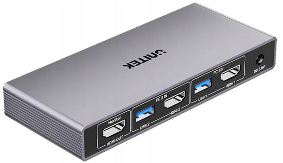 Unitek Kvm switch 4K@60Hz Usb 3.0 Hdmi