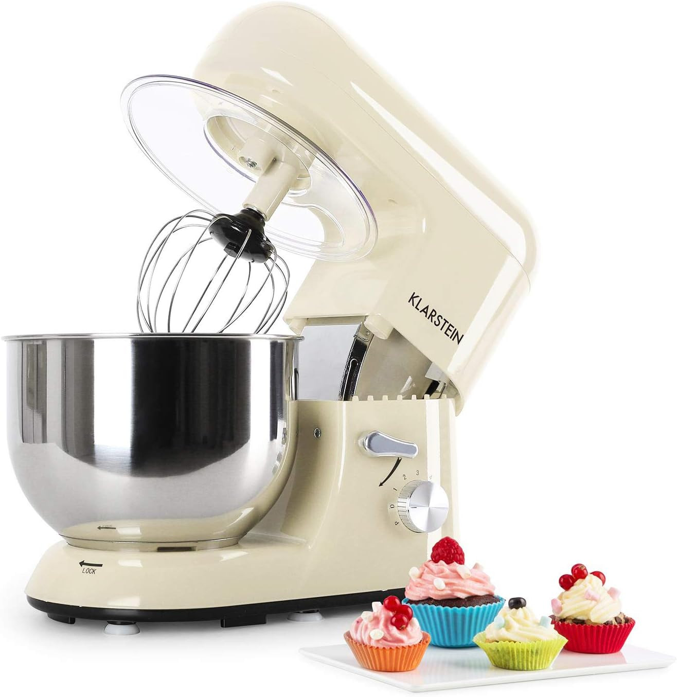 Kuchyňský robot Klarstein Bella 1800W, Béžová