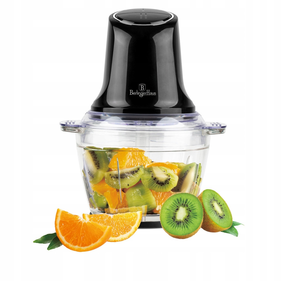 Multifunkční sekáček sekáček potravin BerlingerHaus Matte Black Collection