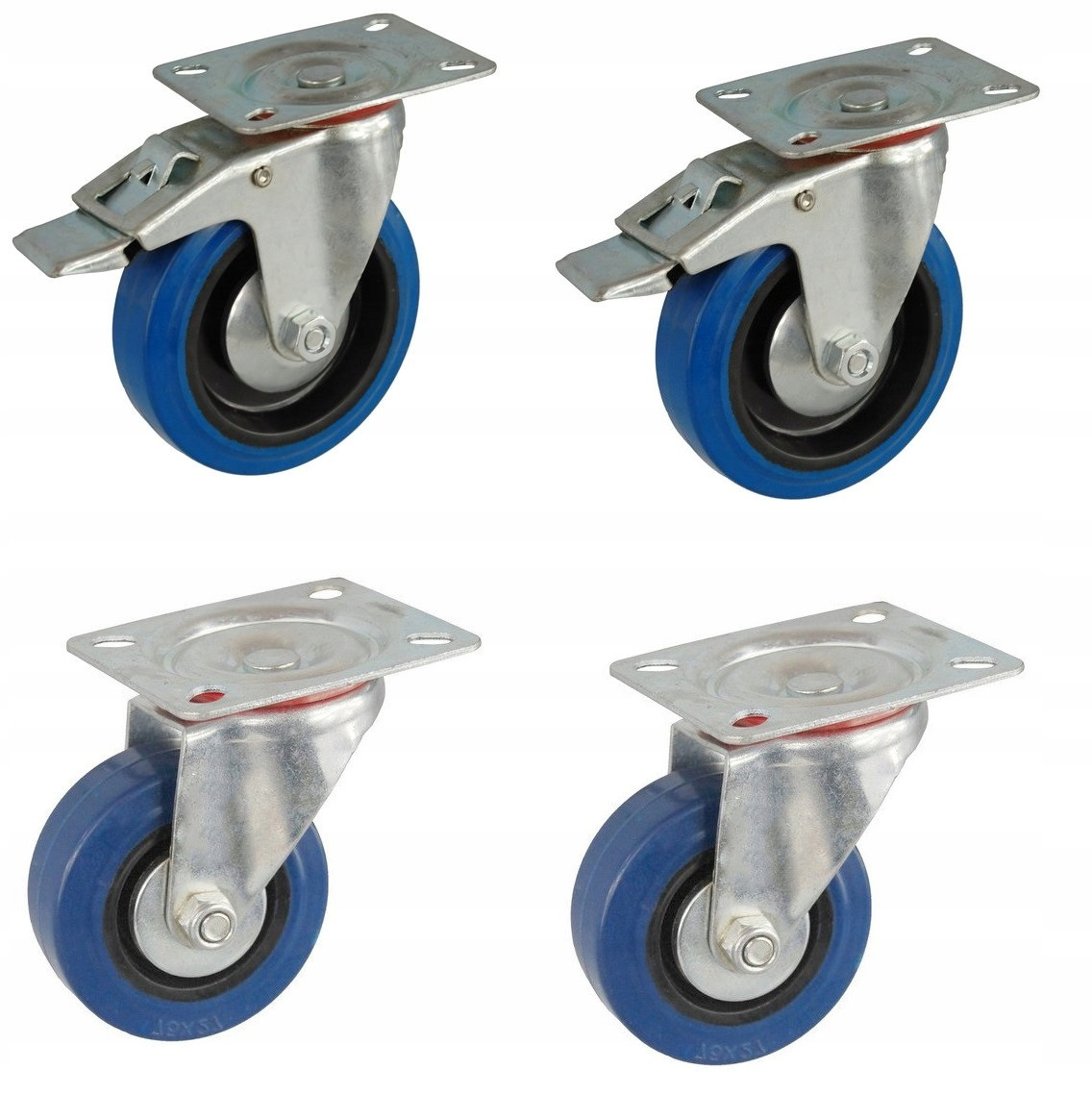 Kola Pružná 125 mm sada 4 ks