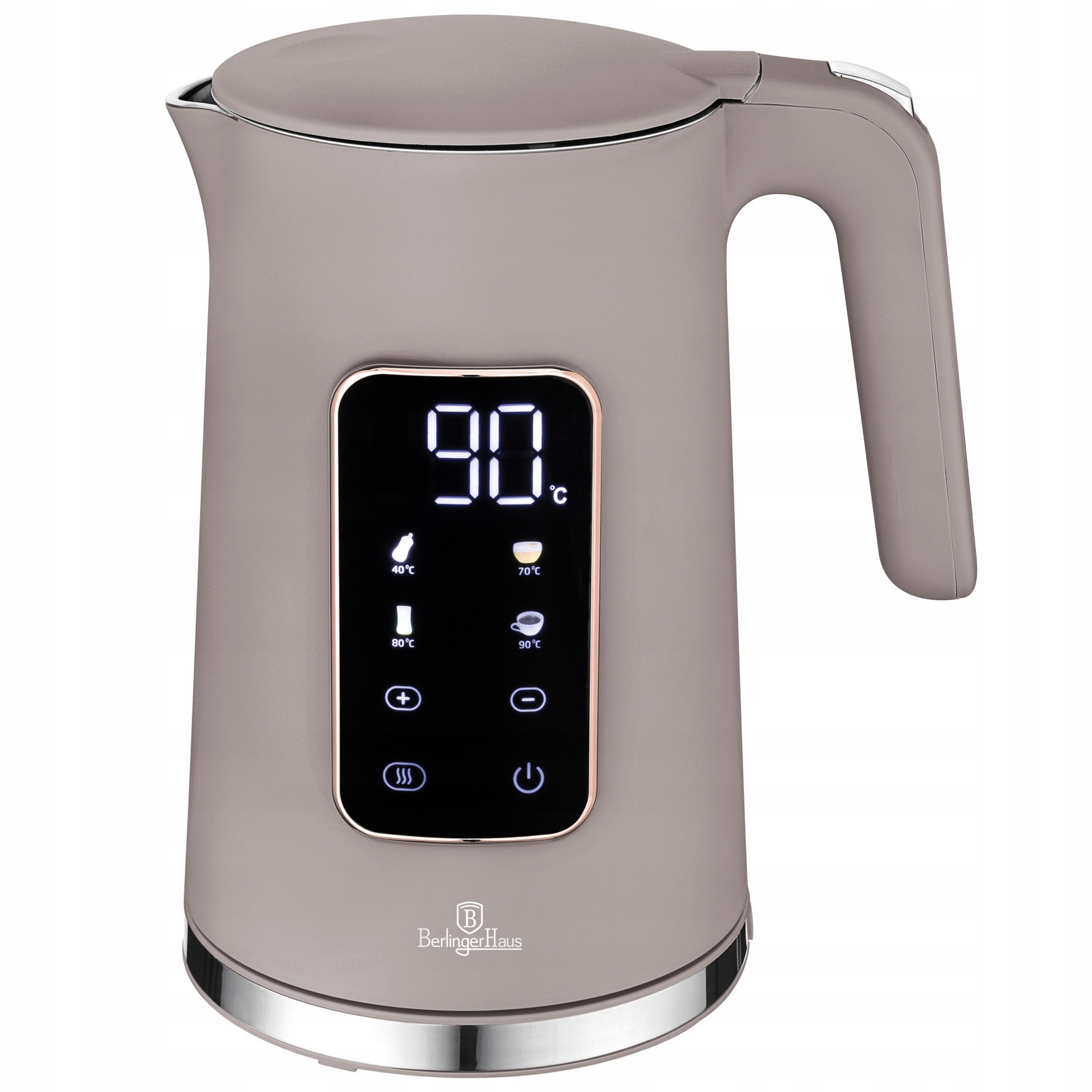 Digitální rychlovarná konvice BerlingerHaus Taupe BH-9736