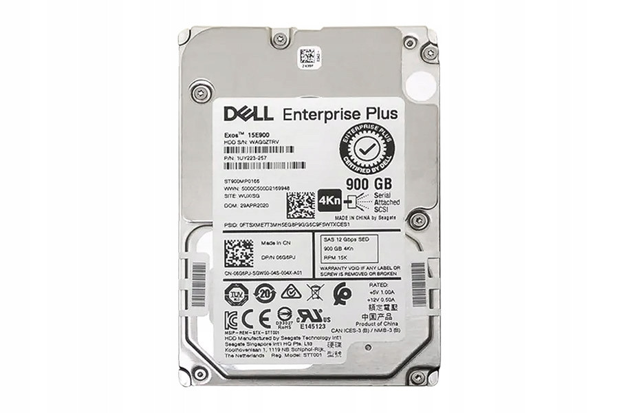 Dell Equallogic disk 900GB 15K Sas 2.5 6G6PJ-EQL