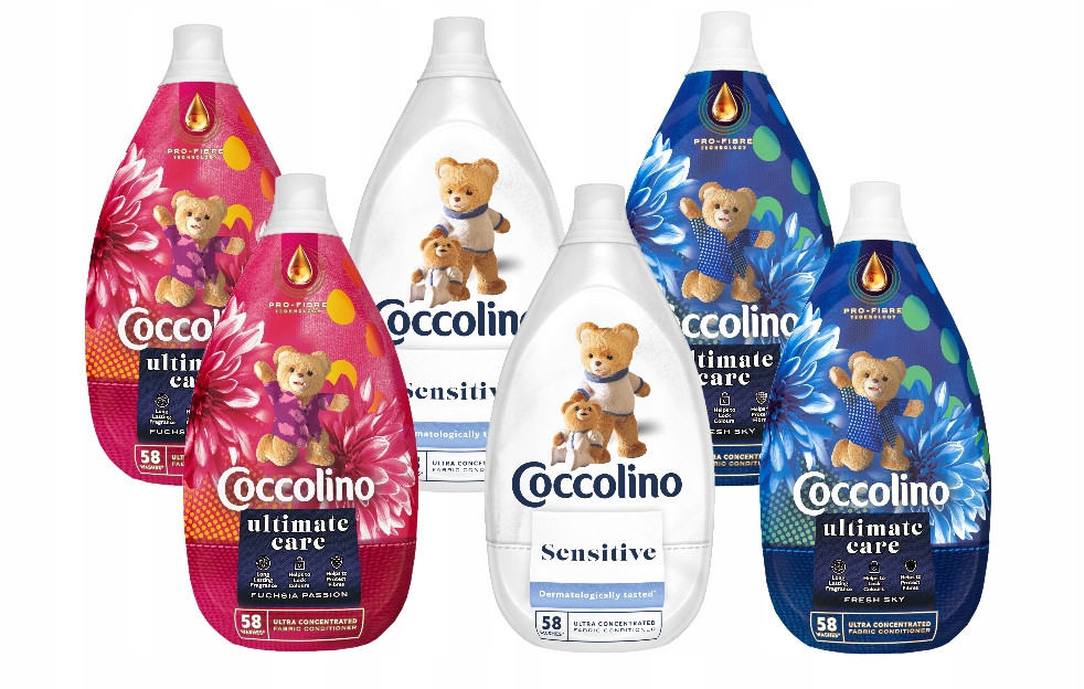 Coccolino Ultimate Care Fresh Sky Fuchsia Sensitive (6x870 ml)