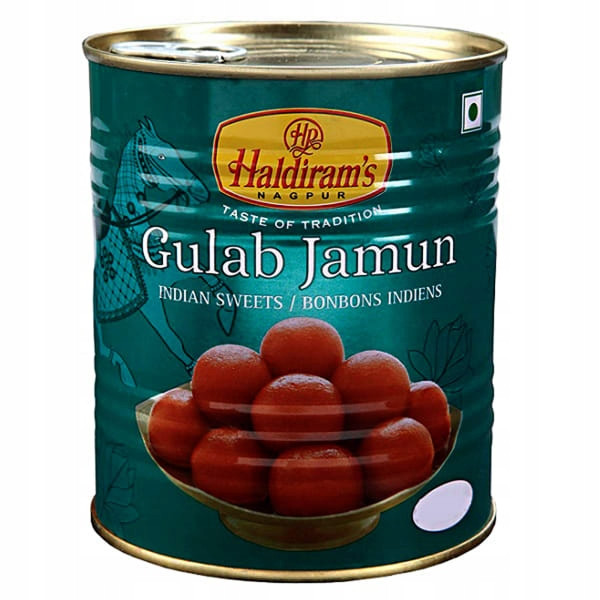 Haldiram's Gulab Jamun v plechu (12ks) (balíček 2 x 1kg)