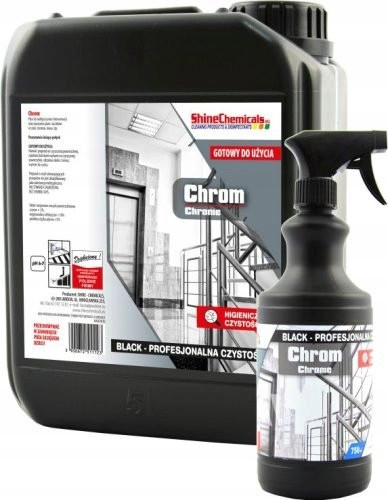 Shine Home Chrom 5L Čistí Leští Ocel Nerezový Chrom Hliník