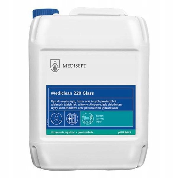 Mediclean 220 Glass 5L 1 Ks