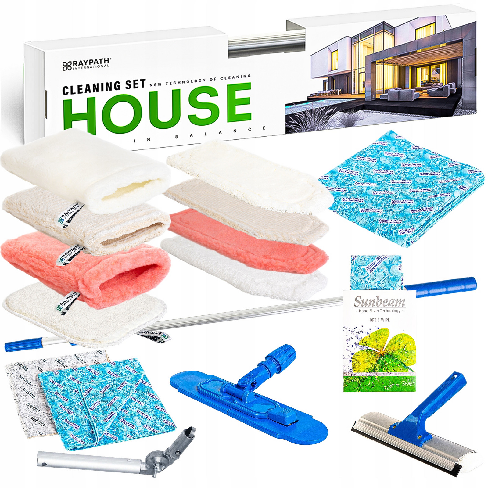 Úklidová sada Čistící Kompletní Základní Domácí Raypath