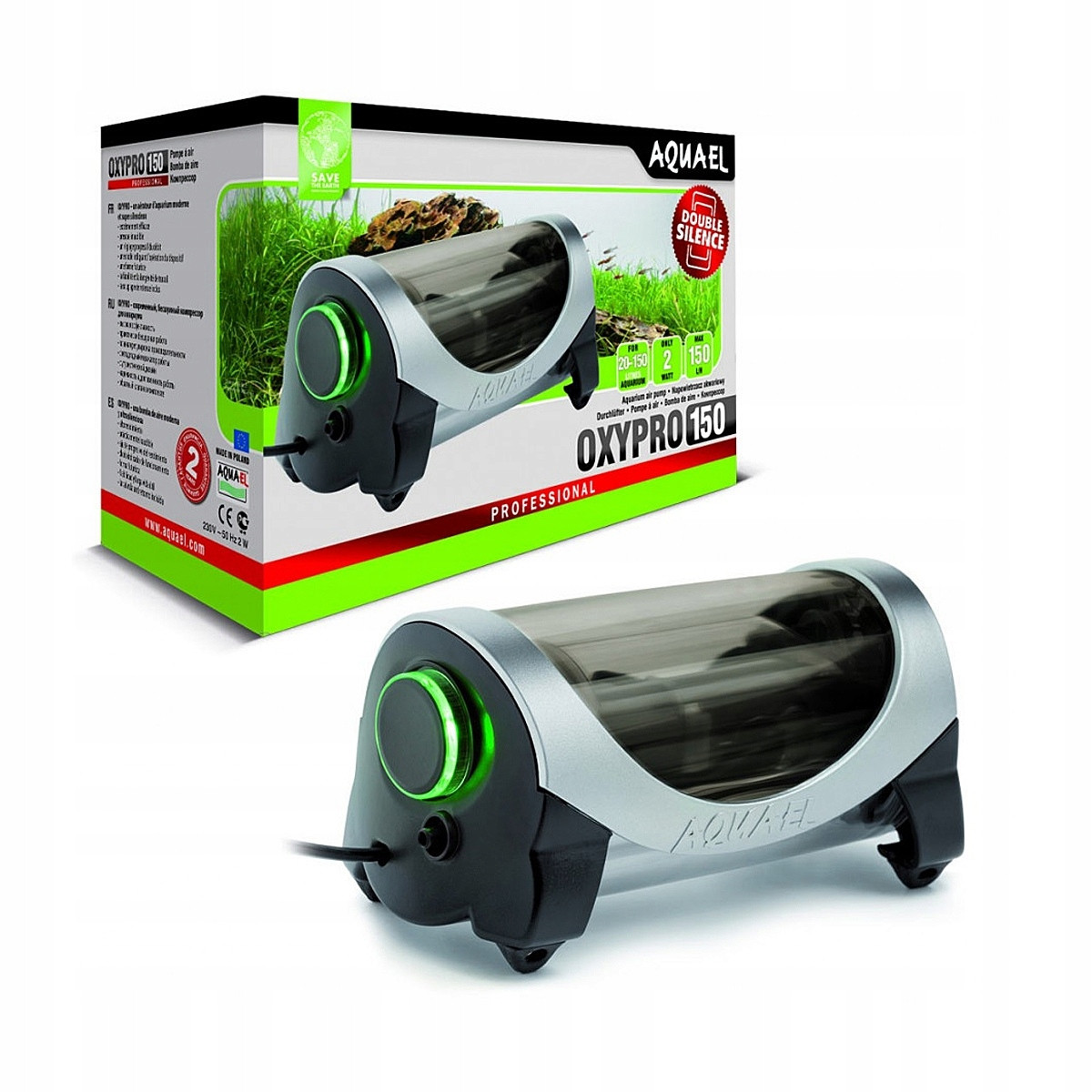 Akvarijní Provzdušňovač Akvária Tlumící Hluk S Regulací Výkonu Led