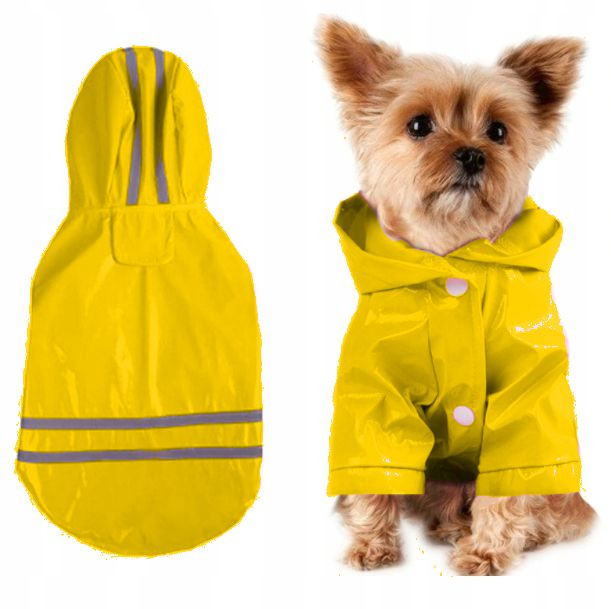 Bunda Pro Psa Do Deště S Kapucí Kabát Barvy XL