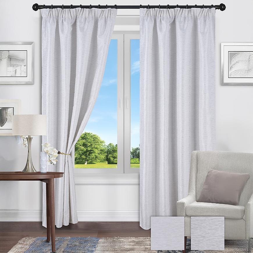 Závěs Lori SX8922A na pásce 135x250 šedý