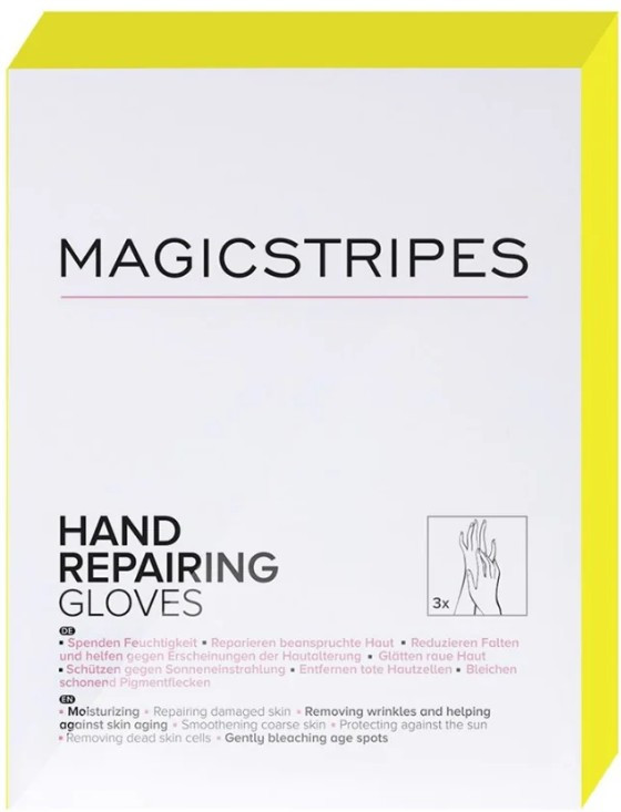 MAGICSTRIPES Hydratační maska na ruce (Hand Repairing Gloves) 3 ks