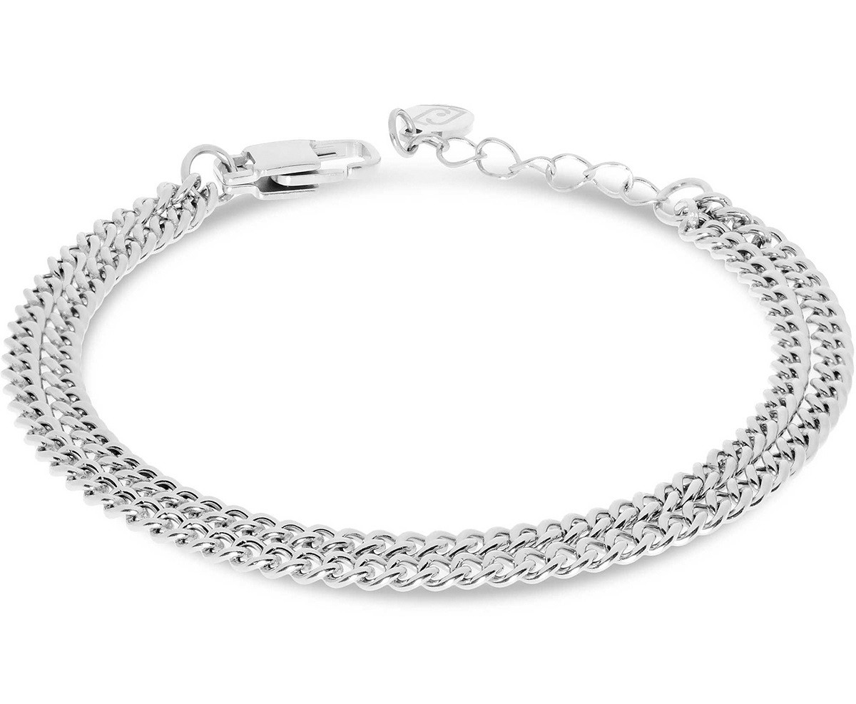 Liu Jo Dvojitý pánský náramek z oceli MLJ446