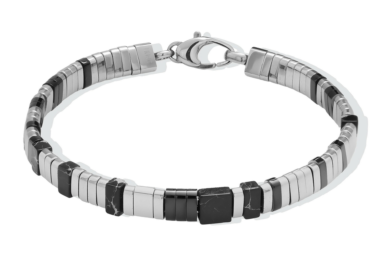 Liu Jo Korálkový náramek pro muže s onyxem MLJ578