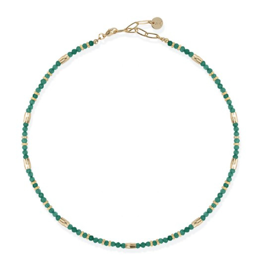 Liu Jo Slušivý korálkový náhrdelník z oceli LJ2898