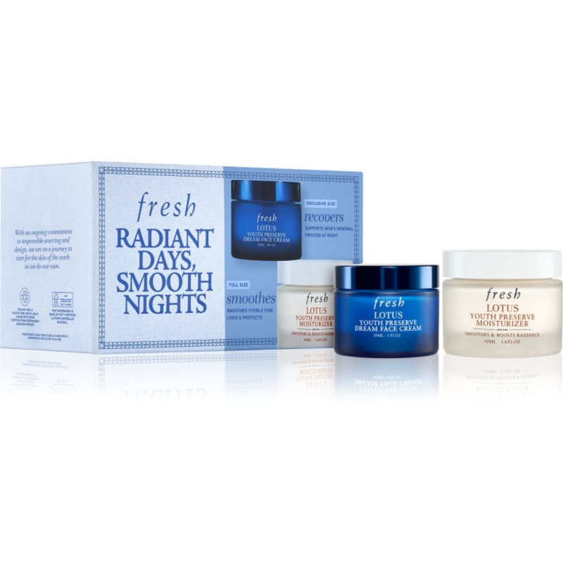 fresh Radiant Days, Smooth Nights Set sada pro péči o pleť