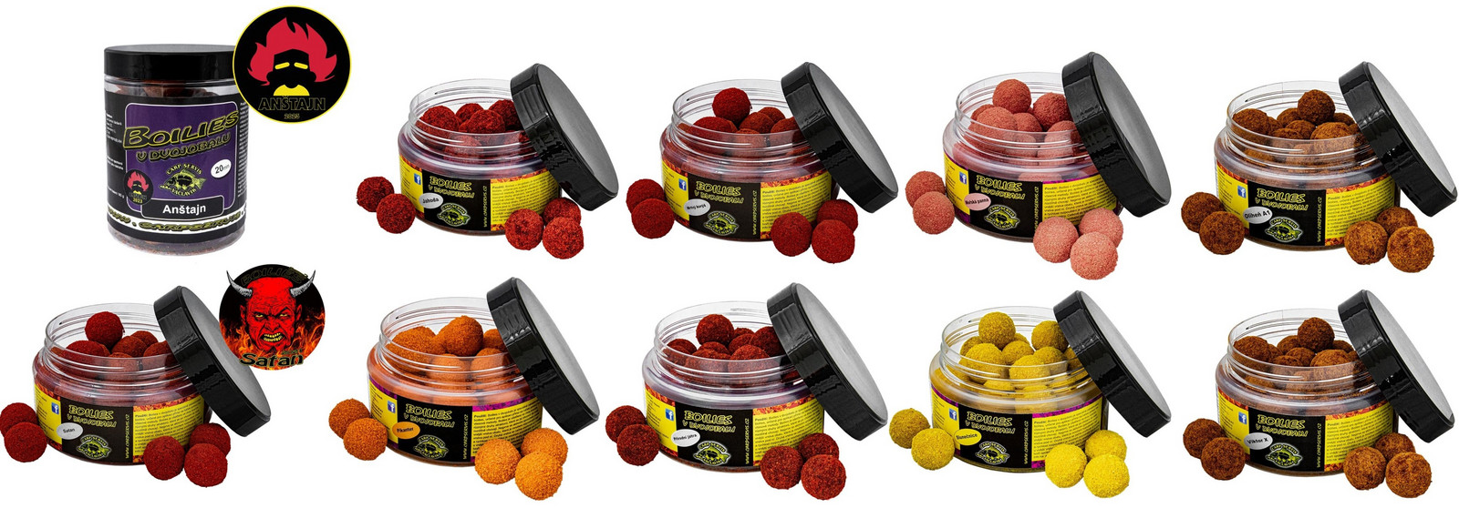 Carp Servis Václavík Boilies v Dvojobalu 180g / 20mm Mango