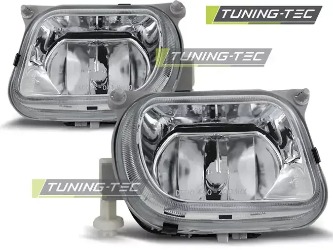 MLHOVÁ SVĚTLA CHROME pasují na MERCEDES W210 E-KLASA 95-05.99