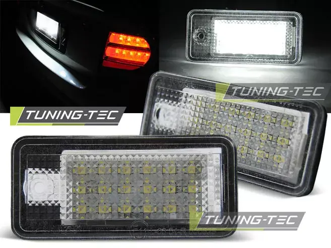 LICENČNÍ LED SVĚTLA pasují na AUDI A3/A4/A6/Q7 s CANBUS