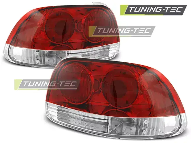 HONDA CRX DEL SOL 03.92-97 ČERVENÁ BÍLÁ