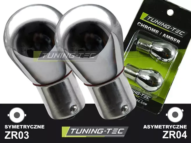 SMĚROVÉ ŽÁROVKY CHROMOVÉ SYMETRYCZNE