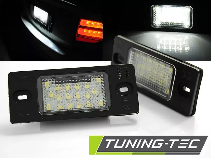LICENČNÍ LED SVĚTLA pasují na VW TIGUAN / TOUAREG / GOLF V VARIANTA / PORSCHE CAYENNE s CANBUS