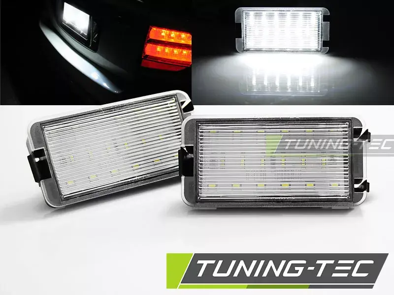 LICENČNÍ LED SVĚTLA pasují na SEAT IBIZA / CORDOBA / LEON / ALTEA / AROSA / TOLEDO