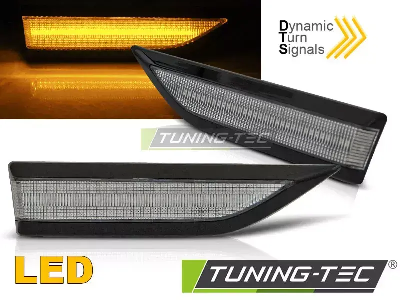 SIDE DIRECTION SEQ BLACK WHITE pasuje na VW CADDY 15-