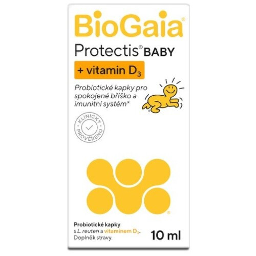 BioGaia Protectis BABY + vitamin D3 probiotické kapky 10ml