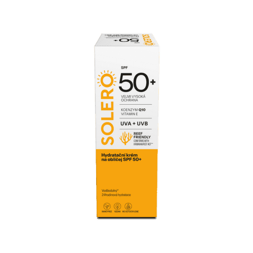 SOLERO Hydratační krém na obličej SPF50+ 50ml