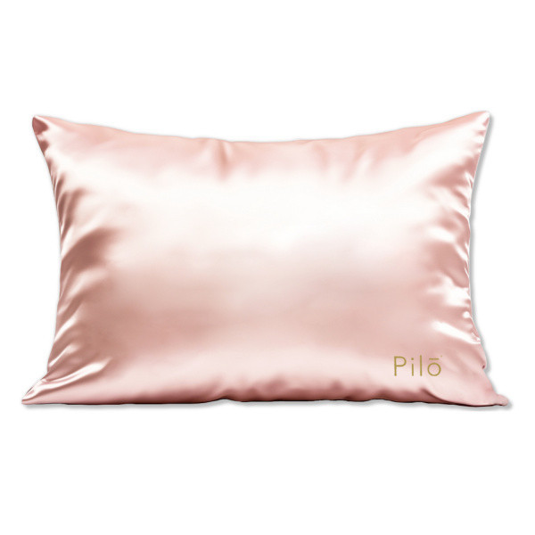 Pilō Silk Pillow Case - Baby Pink hedvábný povlak na polštář  50 x 75 cm