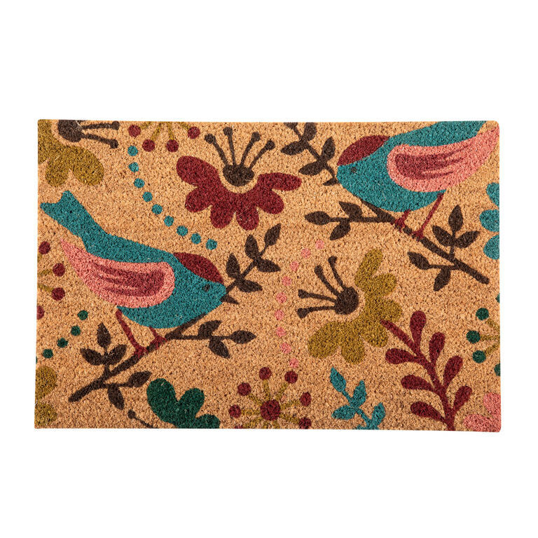 Kokosová rohožka PTÁČCI 40 x 60 cm