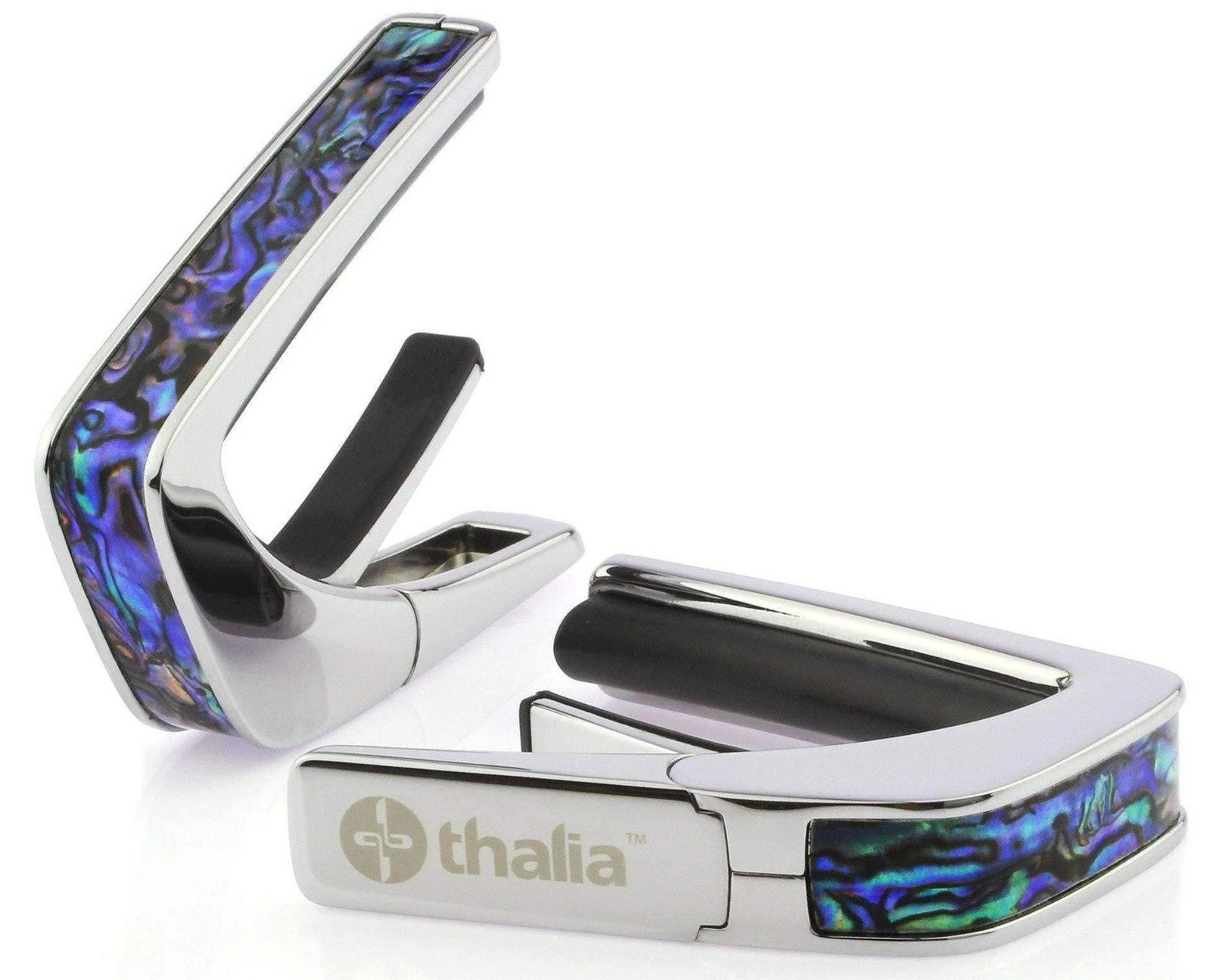 Thalia Shell Collection Blue Abalone Chrome