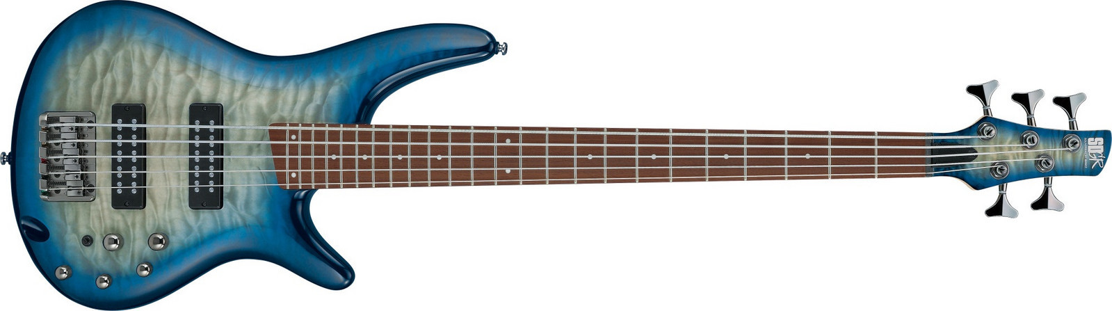 Ibanez SR Electric Bass 5-String - Stained Cosmic Blue Starburst