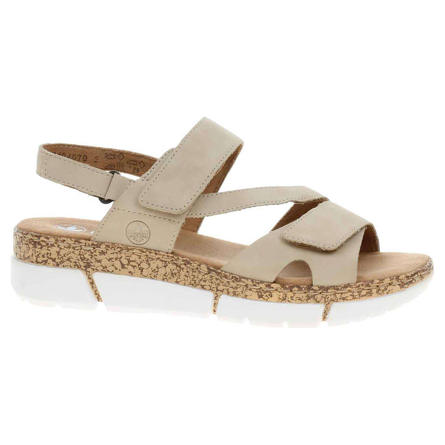 Ecco Dámské sandály Rieker V2366-60 beige 23801988